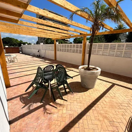 Lujoso Bajo Terasa Piscina Aire Cerca Playa Pueblo Apartmán Calpe
