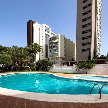 Apartamento Lujoso Bajo Terasa Piscina Aire Cerca Playa Pueblo Calpe