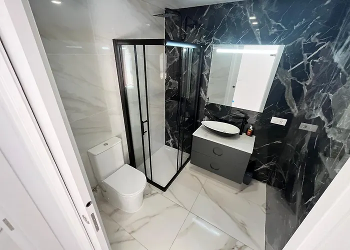 Lujoso Bajo Terasa Piscina Aire Cerca Playa Pueblo *